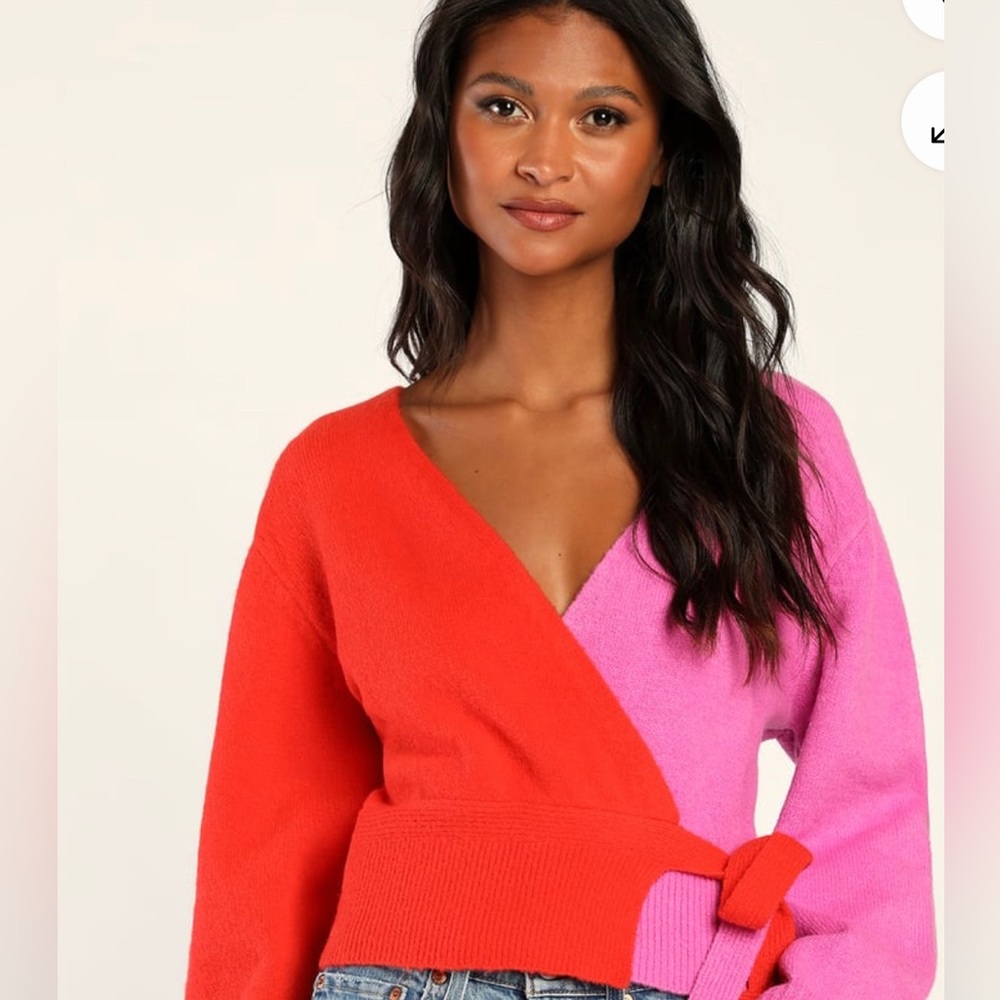 Cutest Lulus color block sweater